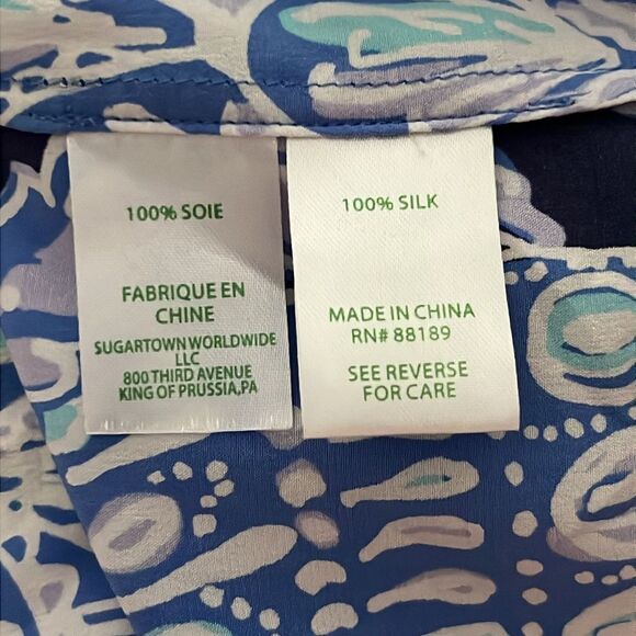 Lilly Pulitzer Elsa Lilac Verbana Pop up Coco Safari Purple Pineapples NWOT - Picture 9 of 10